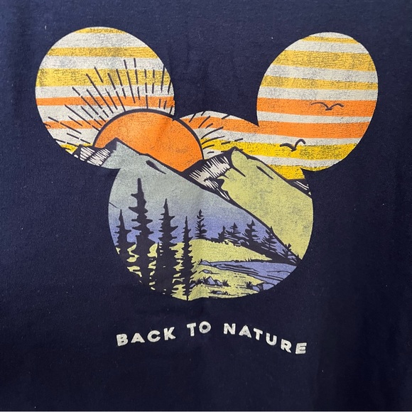 NWT Disney Mickey Mouse Back to Nature Tshirt XL - Picture 2 of 4